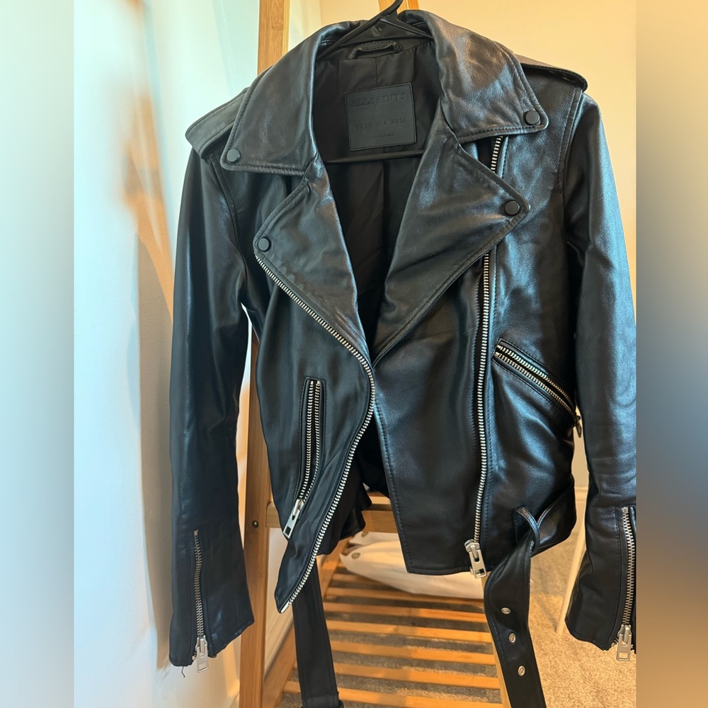 All Saints Moto Leather Jacket